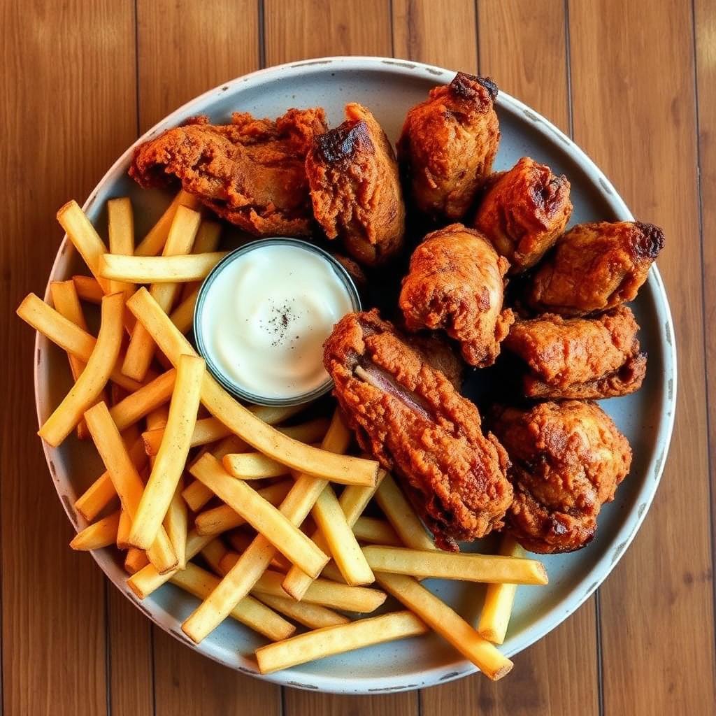 Catfish & Wings Platter